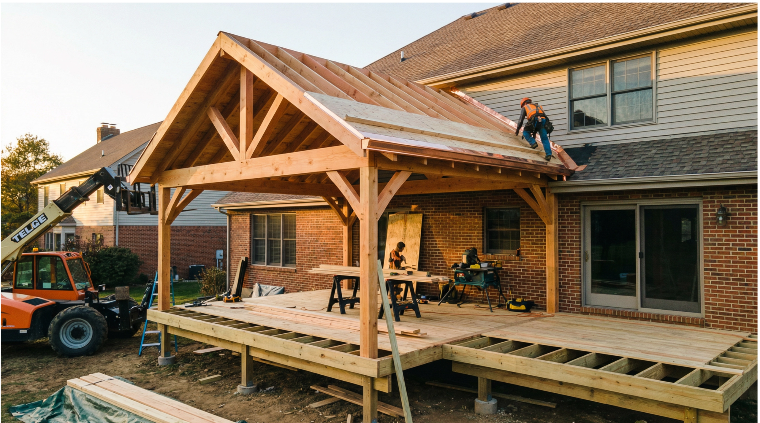 Red Horse Construction creates outdoor living that is year round living in Charlotte